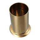 Detalhe da base perfurada do porta‑talheres inox ventilado