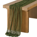 Caminho de mesa de gaze cheesecloth estilo rústico-elegante para decoração de casamentos, festas e mesa posta – Casa Splendida