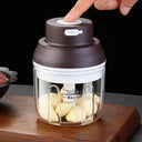 Mini Processador de Alho Recarregável 250ml Casa Splendida