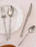 Faqueiro Inox Lume Classic 24 Peças Prateado Casa Splendida