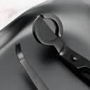 Kit de acessórios para velas com apagador, tesoura de pavio, gancho e bolsa organizadora em metal preto – Casa Splendida
