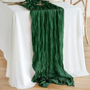Caminho de mesa de gaze cheesecloth estilo rústico-elegante para decoração de casamentos, festas e mesa posta – Casa Splendida
