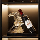 Suporte para Vinho Decorativo Cavalo em Resina Casa Splendida