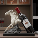 Suporte para Vinho Decorativo Cavalo em Resina Casa Splendida