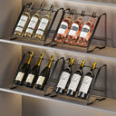 Suporte para Vinho em Metal com Design Minimalista Casa Splendida