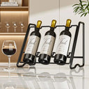 Suporte para Vinho em Metal com Design Minimalista Casa Splendida