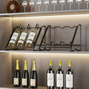 Suporte para Vinho em Metal com Design Minimalista Casa Splendida
