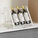 Suporte para Vinho em Metal com Design Minimalista Casa Splendida