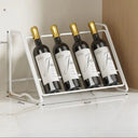 Suporte para Vinho em Metal com Design Minimalista Casa Splendida