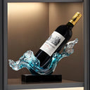 Suporte para Vinho em Resina com Design Escultural Casa Splendida
