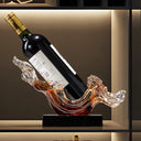 Suporte para Vinho em Resina com Design Escultural Casa Splendida