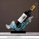 Suporte para Vinho em Resina com Design Escultural Casa Splendida