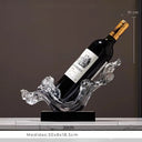 Suporte para Vinho em Resina com Design Escultural Casa Splendida