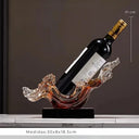 Suporte para Vinho em Resina com Design Escultural Casa Splendida
