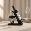 Suporte para Vinho Decorativo Escultura Moderna em Cerâmica Casa Splendida