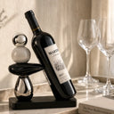 Suporte para Vinho Decorativo Escultura Moderna em Cerâmica Casa Splendida