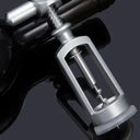 Detalhe do acabamento do saca-rolhas inox vintage