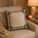 Capa de Almofada Decorativa Elegance Azul Marinho 50x50 cm | Casa Splendida