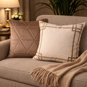 Capa de Almofada Decorativa Verona Taupe 50x50 cm | Casa Splendida