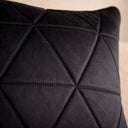 Capa de Almofada Decorativa Verona Noir Preta 50x50 cm | Casa Splendida
