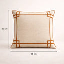 Capa de Almofada Decorativa Elegance Caramelo 50x50 cm | Casa Splendida