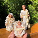 Presépio de Natal Grande 12 Peças 15cm Resina Artesanal Casa Splendida