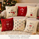 Seis opções de capas de Natal em ambientação de sala