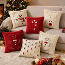 Modelos de capas de Natal com árvores, rena, biscoitos e boneco de neve