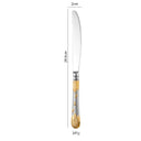Talheres do Faqueiro Imperiale Supreme em aço inox premium dourado com acabamento refinado – Casa Splendida
