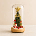 Luminária de Mesa de Natal com Árvore e Luz LED Casa Splendida