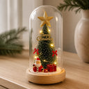 Luminária de Mesa de Natal com Árvore e Luz LED Casa Splendida