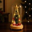 Luminária de Mesa de Natal com Árvore e Luz LED Casa Splendida