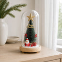 Luminária de Mesa de Natal com Árvore e Luz LED Casa Splendida
