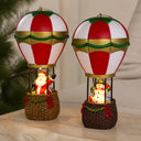 Luminária de Natal Balão com Papai Noel e Boneco de Neve LED
