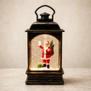 Luminária de Natal Lamparina com Papai Noel