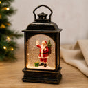 Luminária de Natal Lamparina com Papai Noel