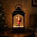 Luminária de Natal Lamparina com Papai Noel