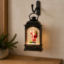Luminária de Natal Lamparina com Papai Noel