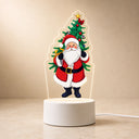 Luminária de Natal Papai Noel LED 3D Colorida