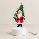 Luminária de Natal Papai Noel LED 3D Colorida