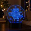 Luminária de Natal Sinos LED 3D 7 Cores