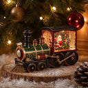 Luminária de Natal Trem com Globo de Neve e LED
