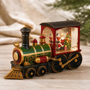 Luminária de Natal Trem com Globo de Neve e LED