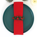 Kit 6 Porta-Guardanapos Guirlanda de Natal Casa Splendida