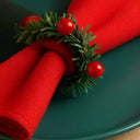 Kit 6 Porta-Guardanapos Guirlanda de Natal Casa Splendida
