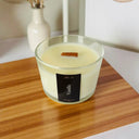 Vela Aromática Vanilla com Pavio de Madeira | Casa Splendida